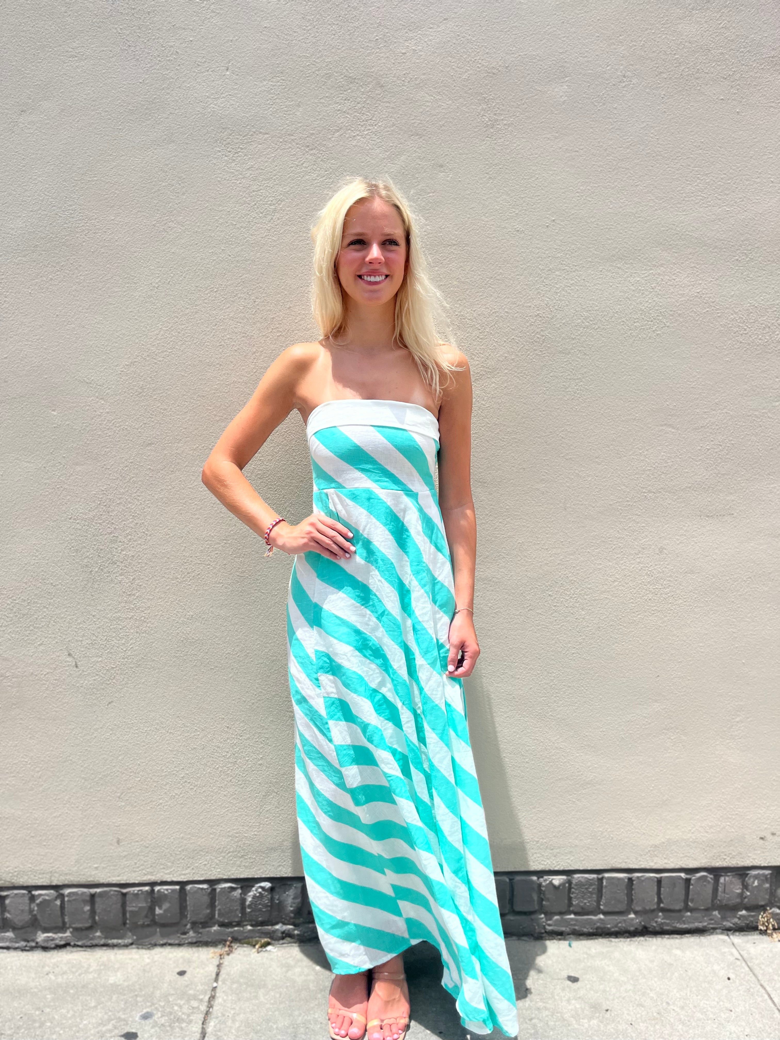 Alora Maxi Linen Dress – V2V