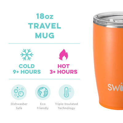 Orange Travel Mug