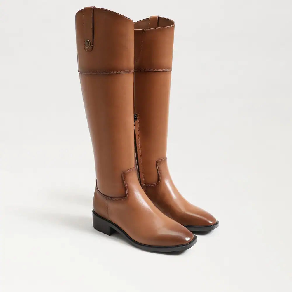 Jayden button leather large boots
