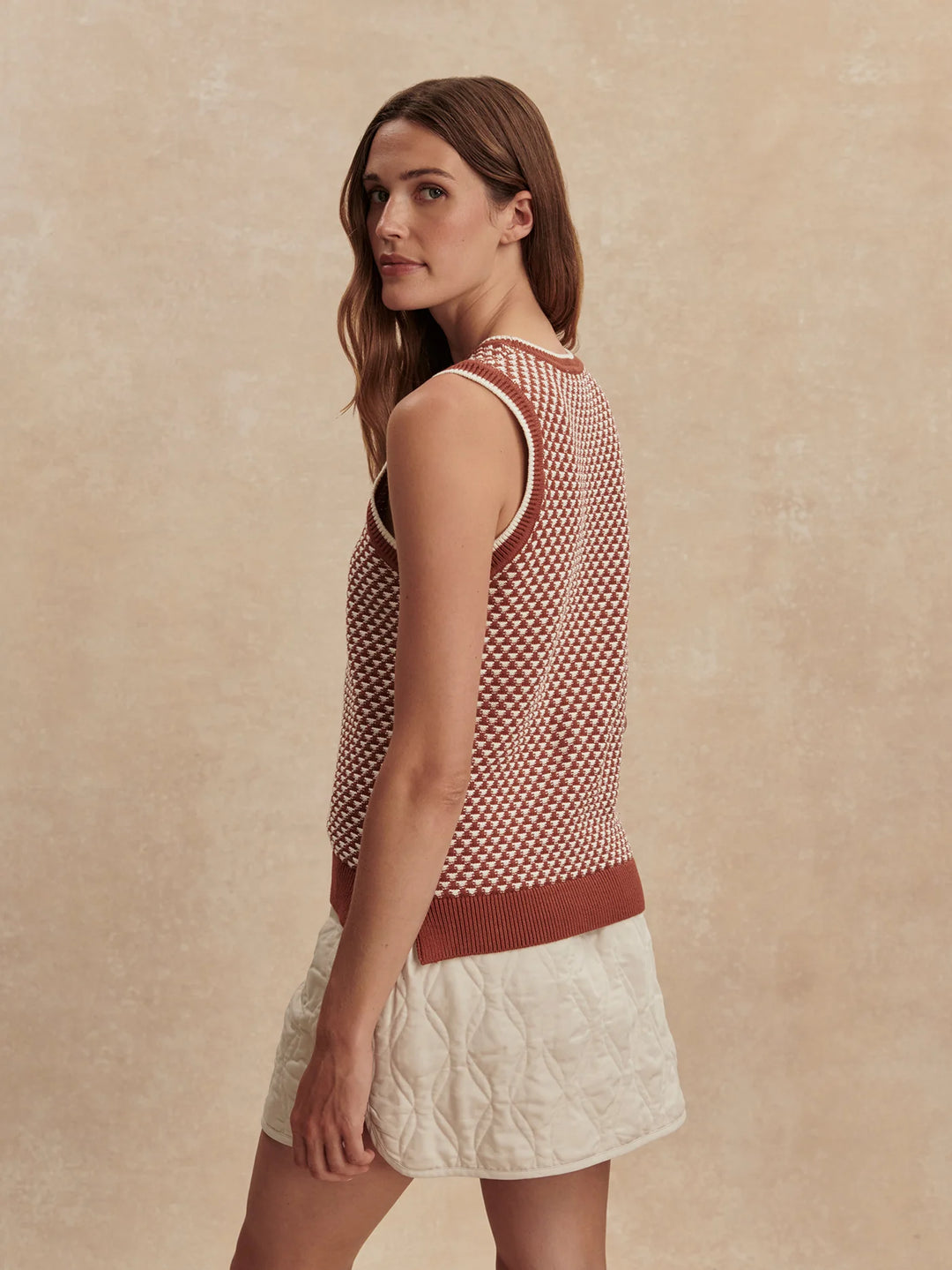 jenson stitch knit tank - maple