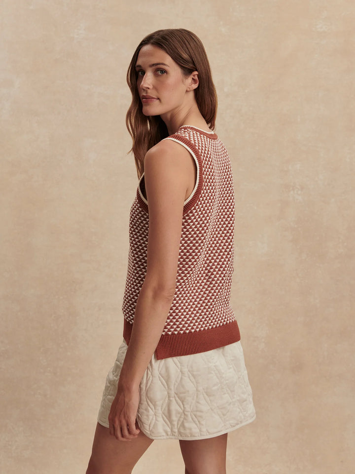 jenson stitch knit tank - maple