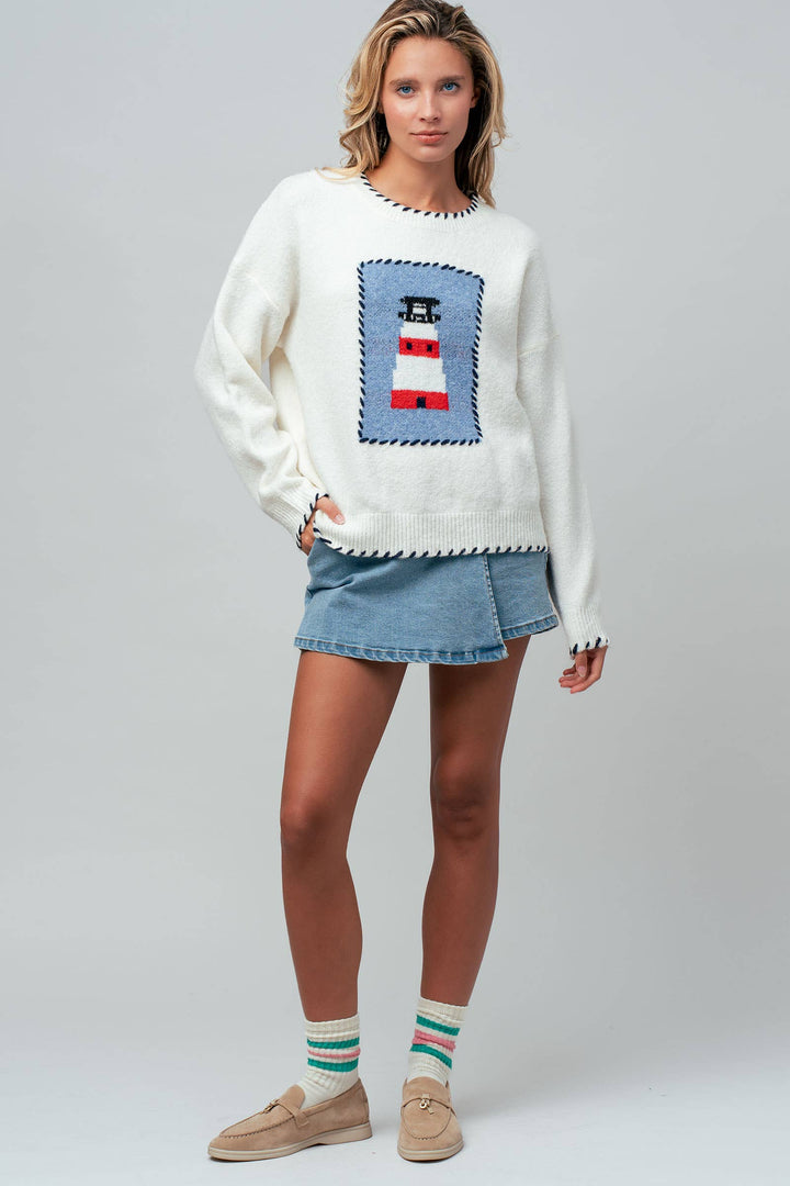 Whipstitch Lighthouse Sweater