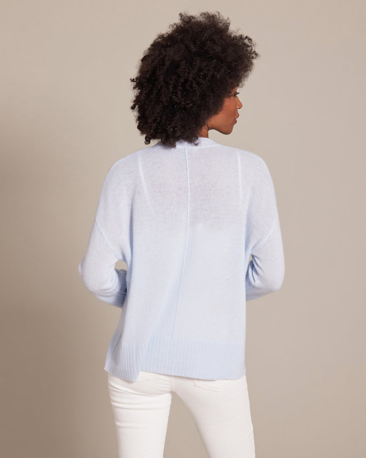 100% Cashmere Devin Hi-Low V-Neck