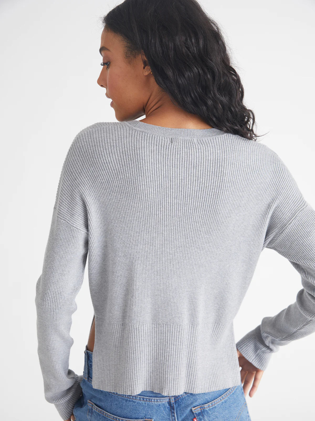 Nola Rib Crewneck Pullover