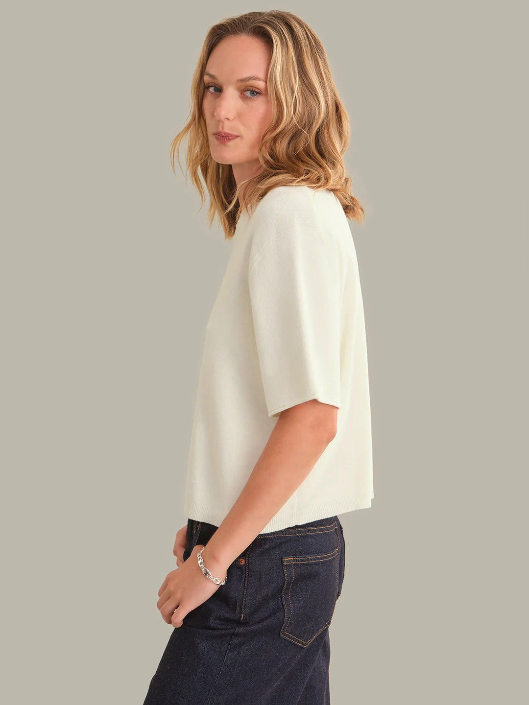Crew Neck Boxy Tee