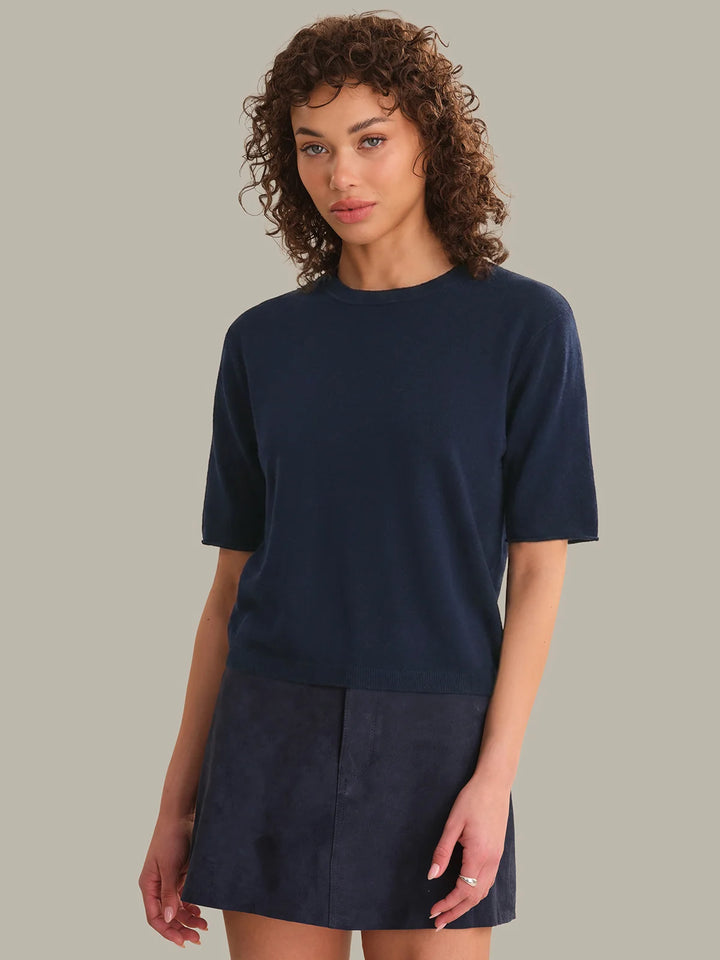 Crew Neck Boxy Tee