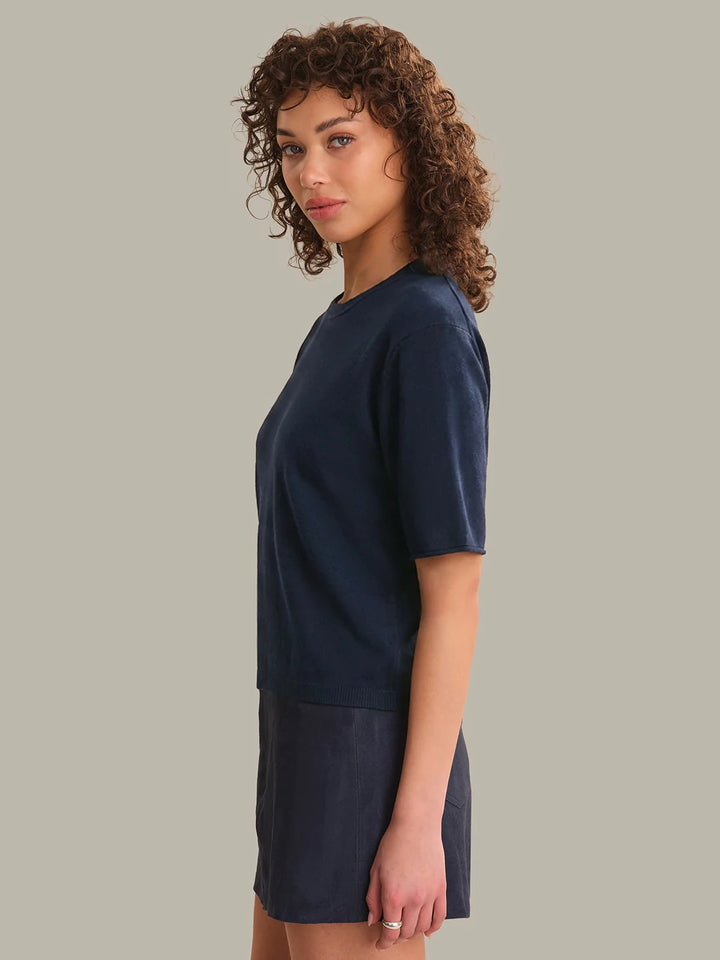 Crew Neck Boxy Tee