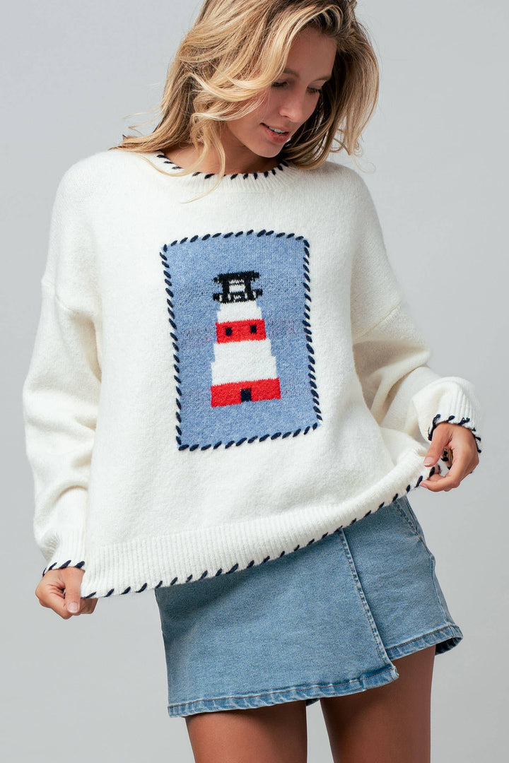 Whipstitch Lighthouse Sweater