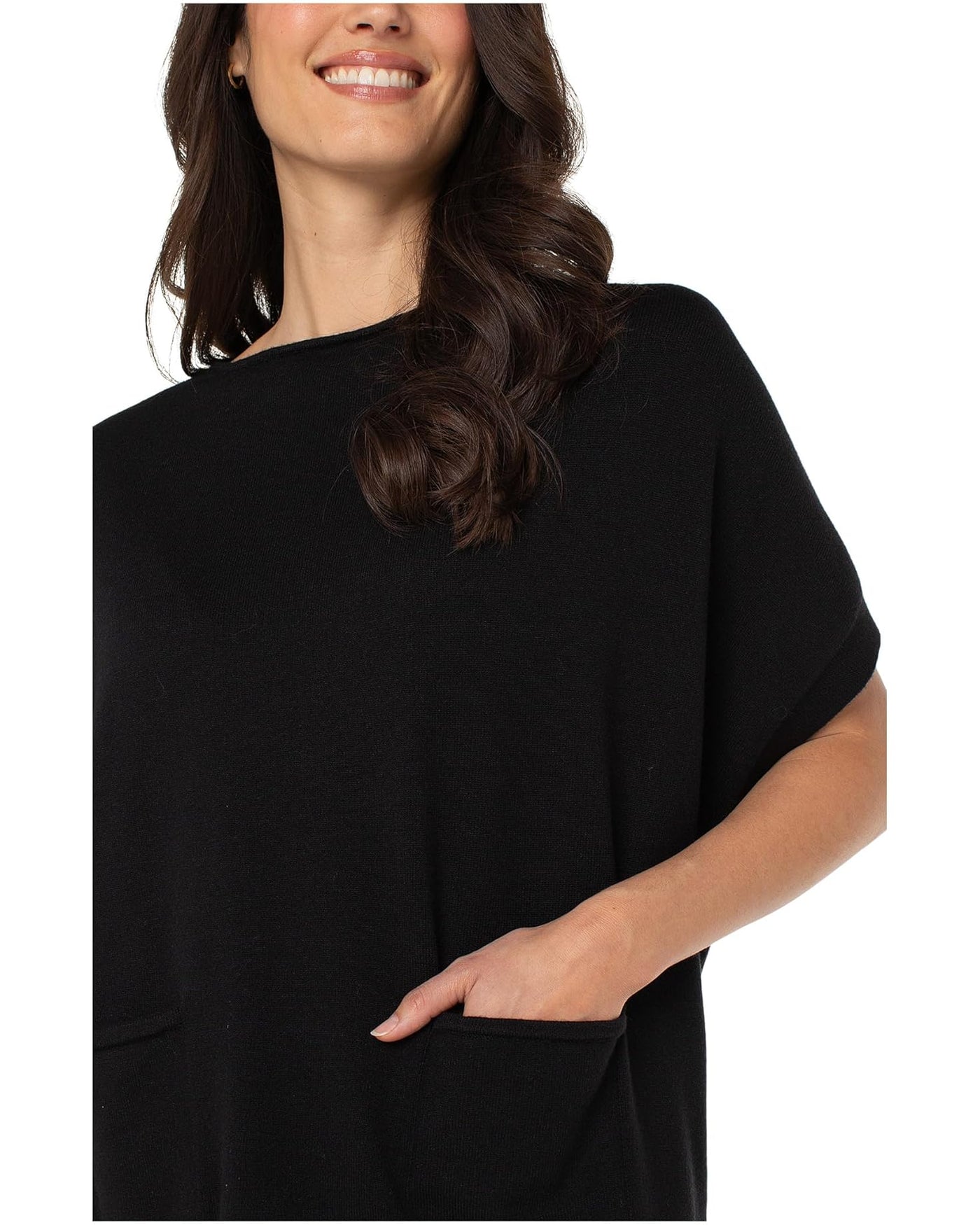 1/2 Slv Boat Neck Dolman Sweater