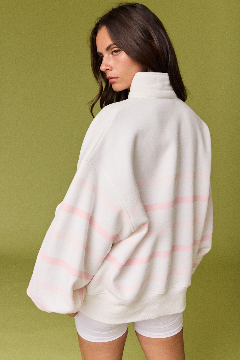 Multi Color Stripe Sweatshirt