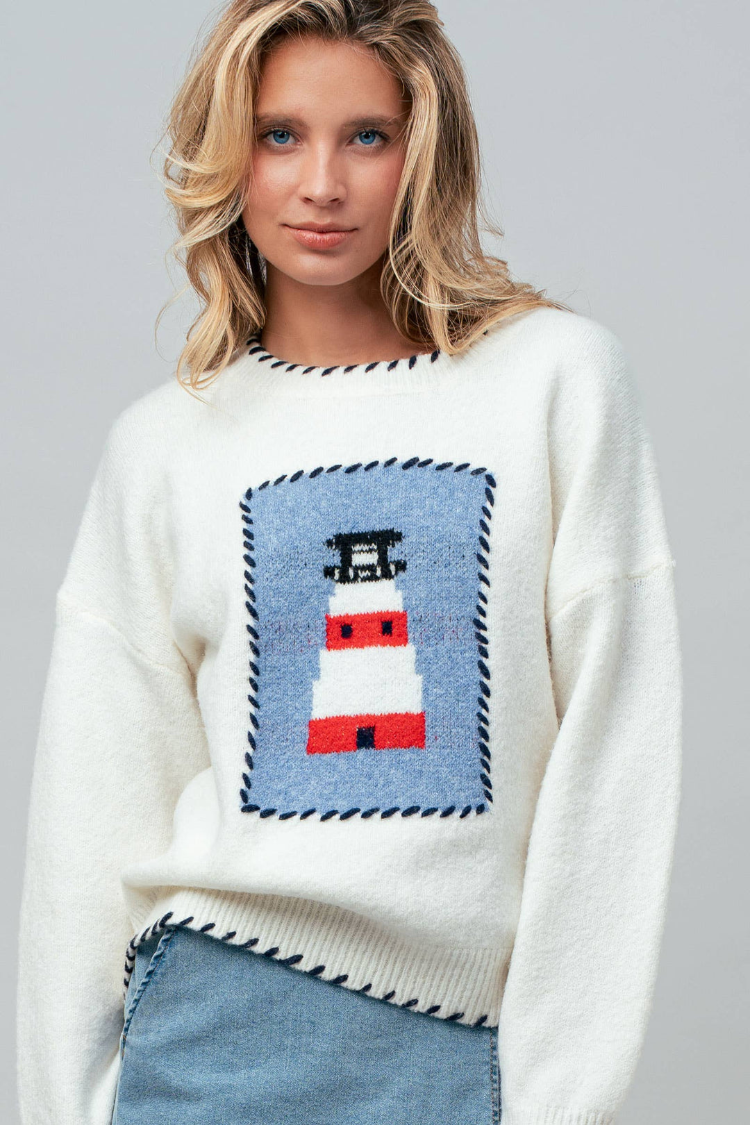 Whipstitch Lighthouse Sweater