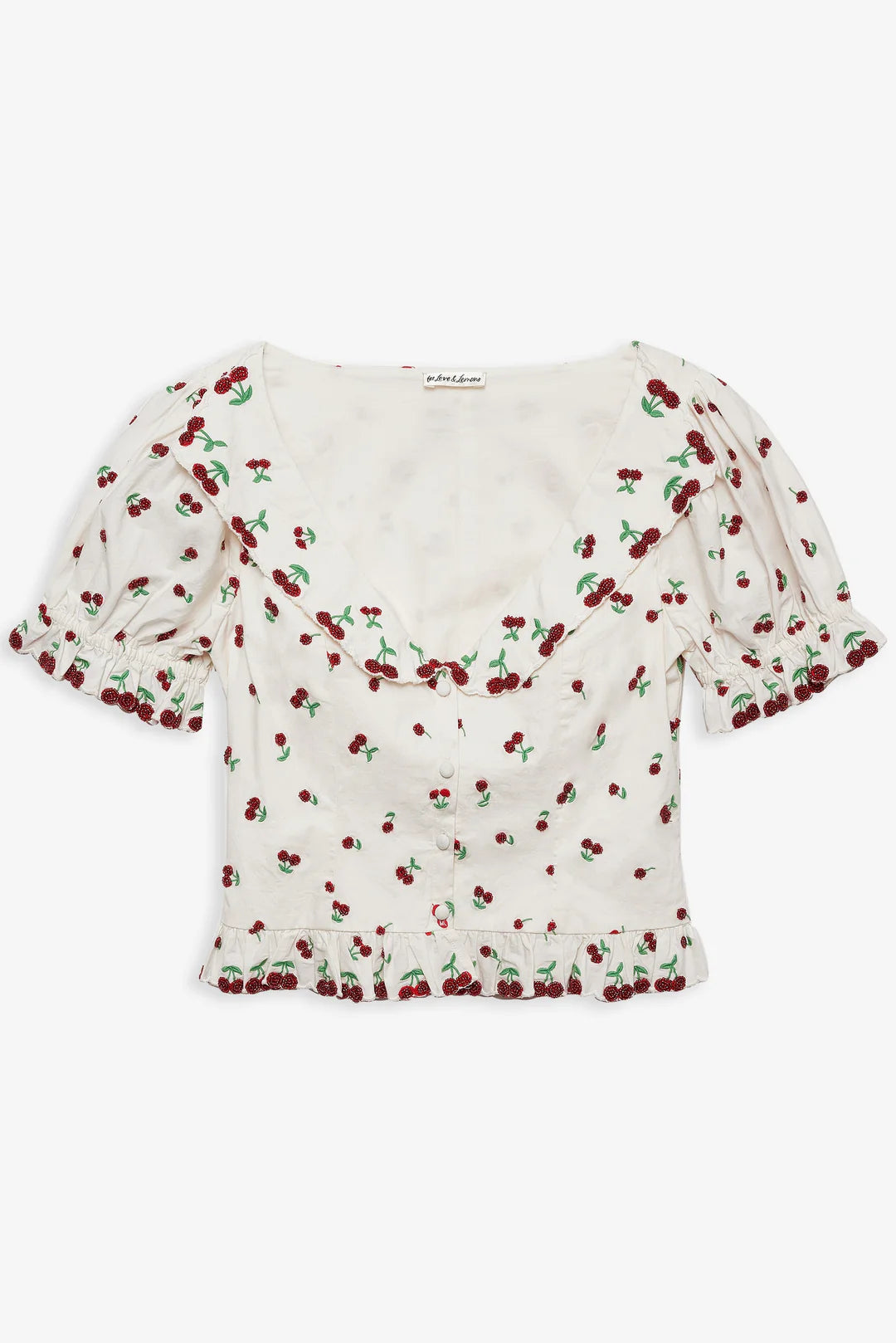 Beaded Cherries Top
