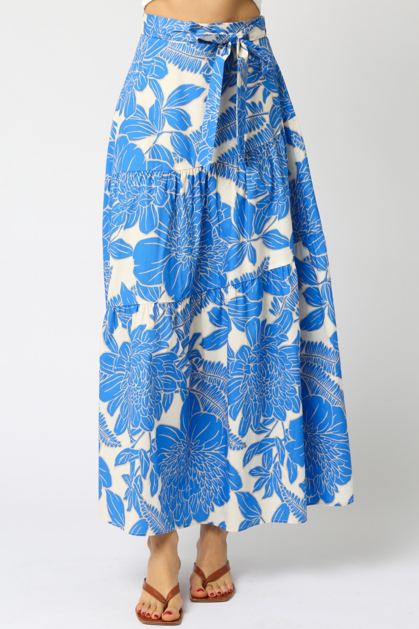 Maxi Skirt W Tie