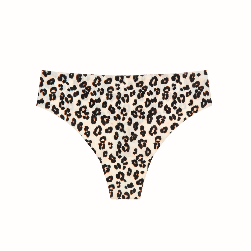 Like Nothing Thong - Cream Leopard