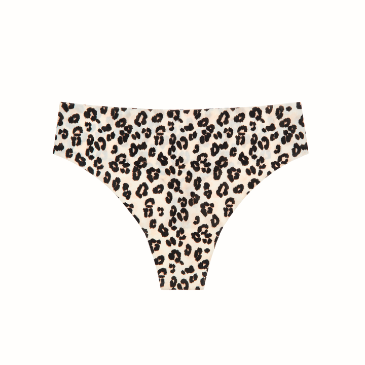Like Nothing Thong - Cream Leopard