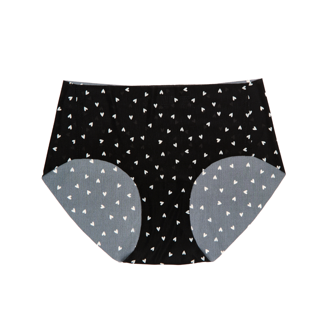 Like Nothing Hipster - Black Ditsy Hearts