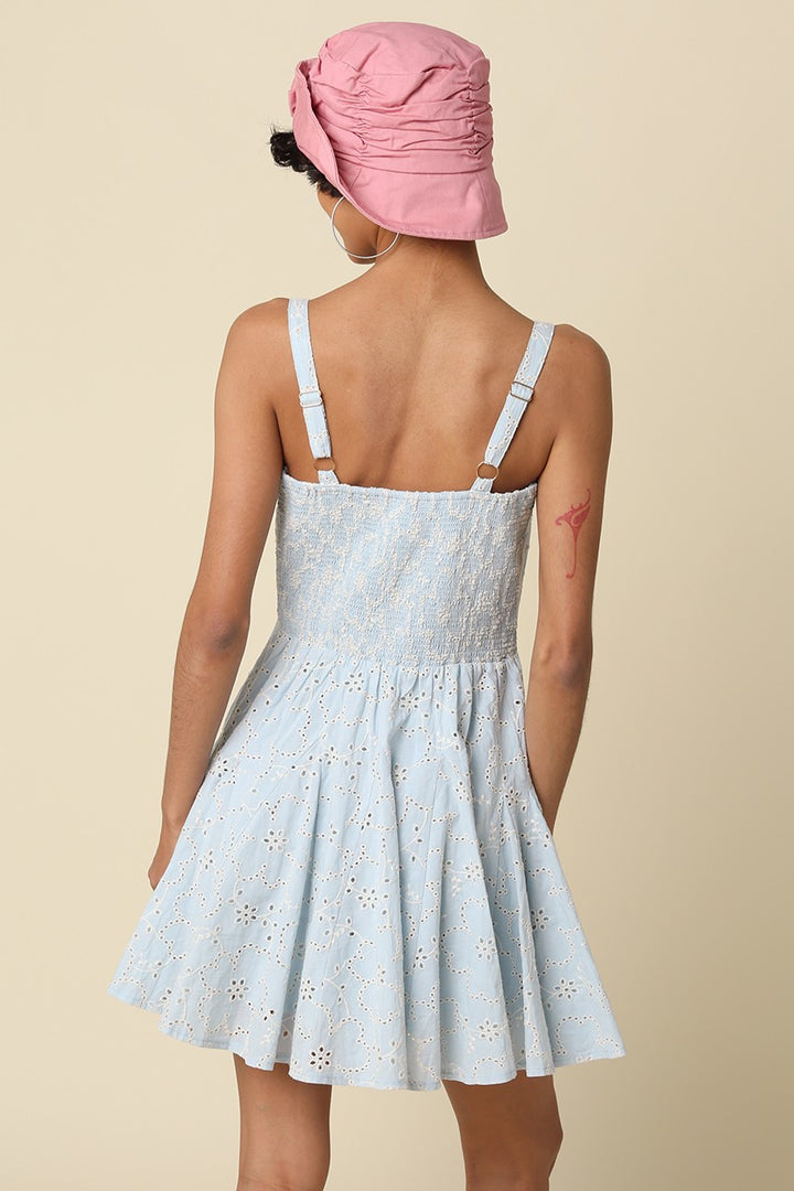 Cotton Dress in Blue