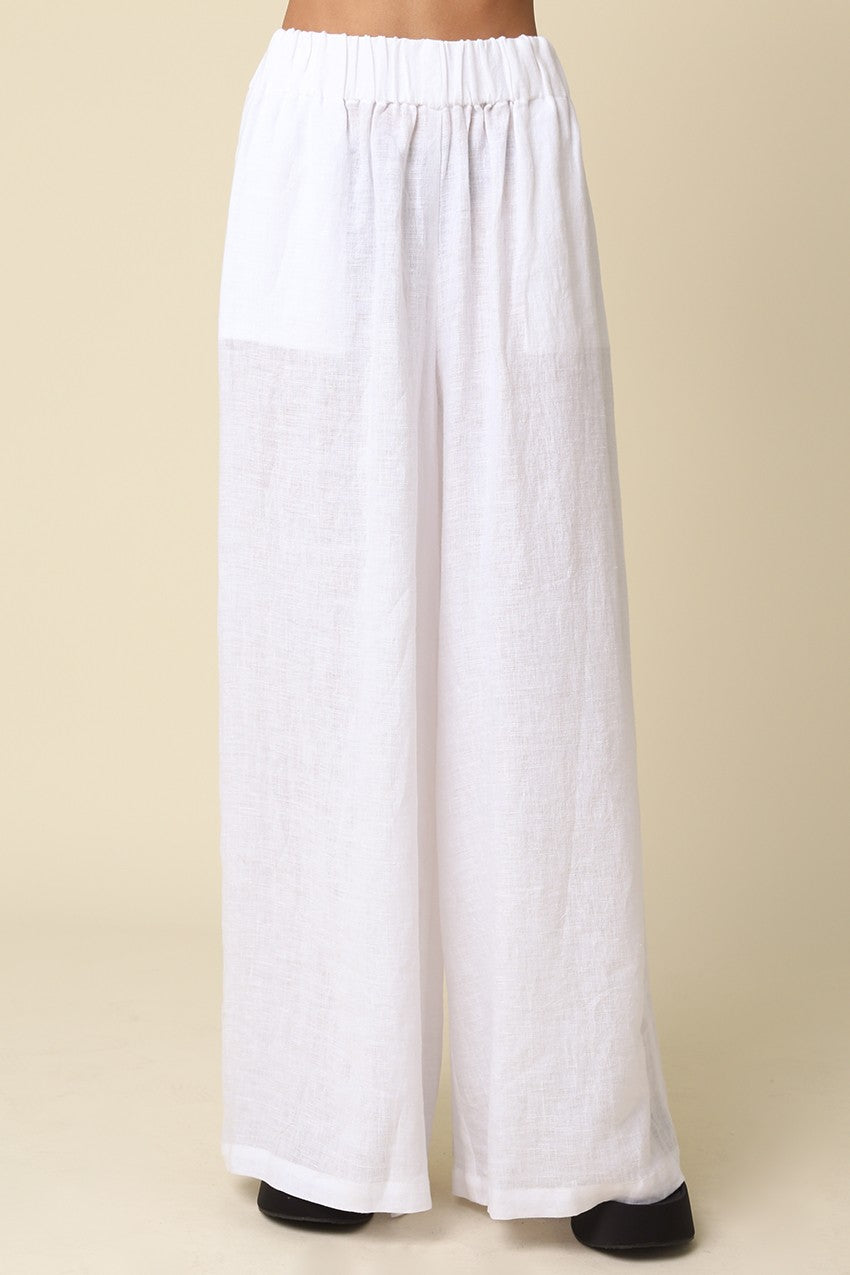 Linen Pants in White