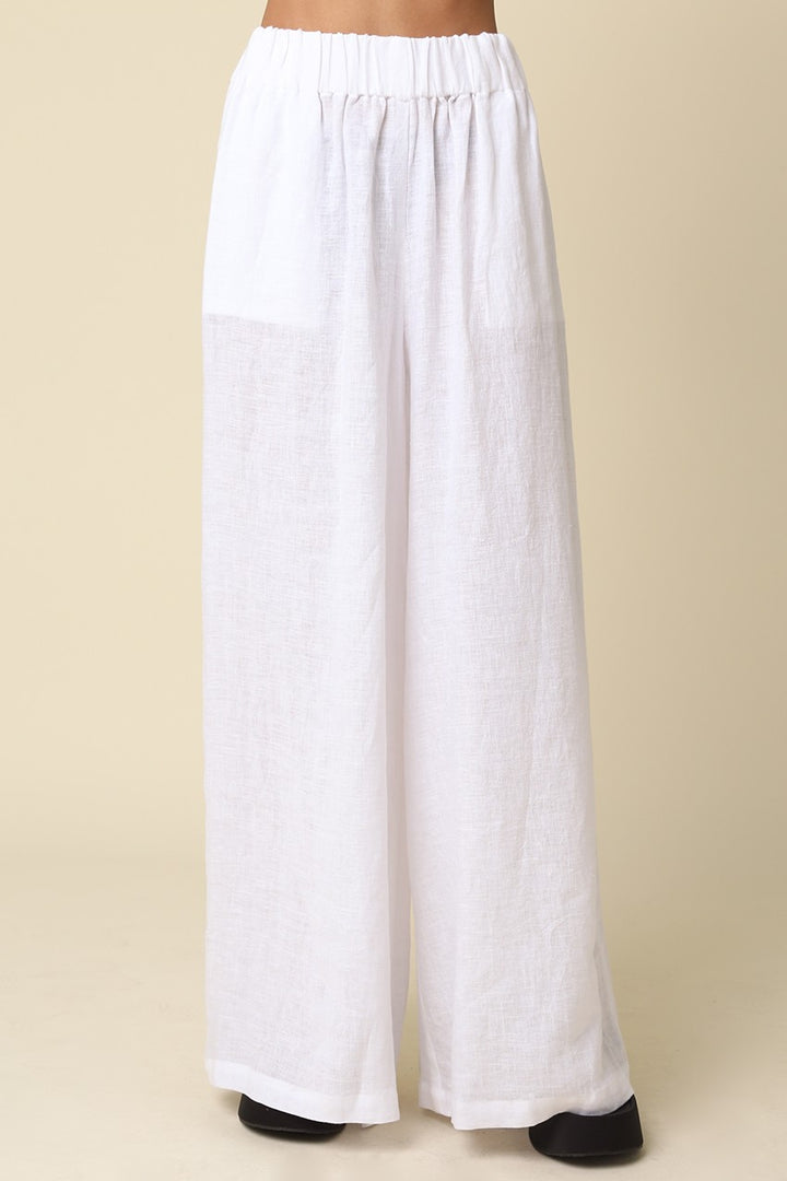 Linen Pants in White