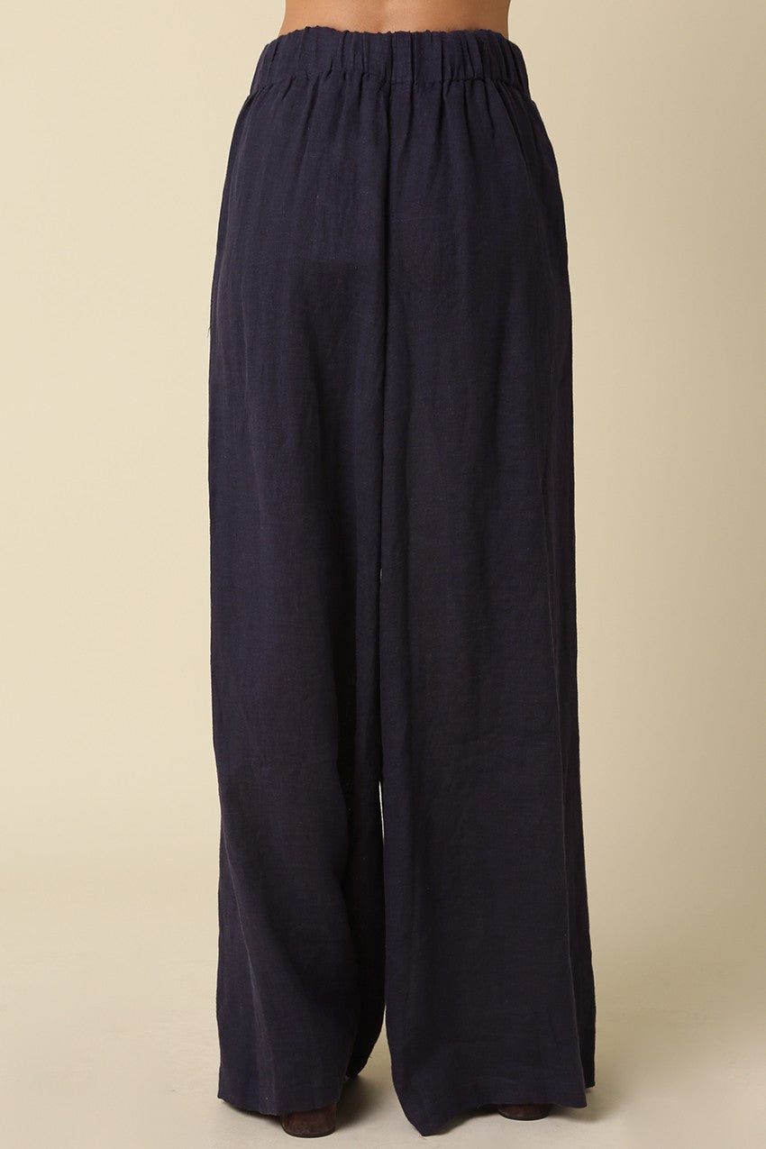 Linen Pants in Navy