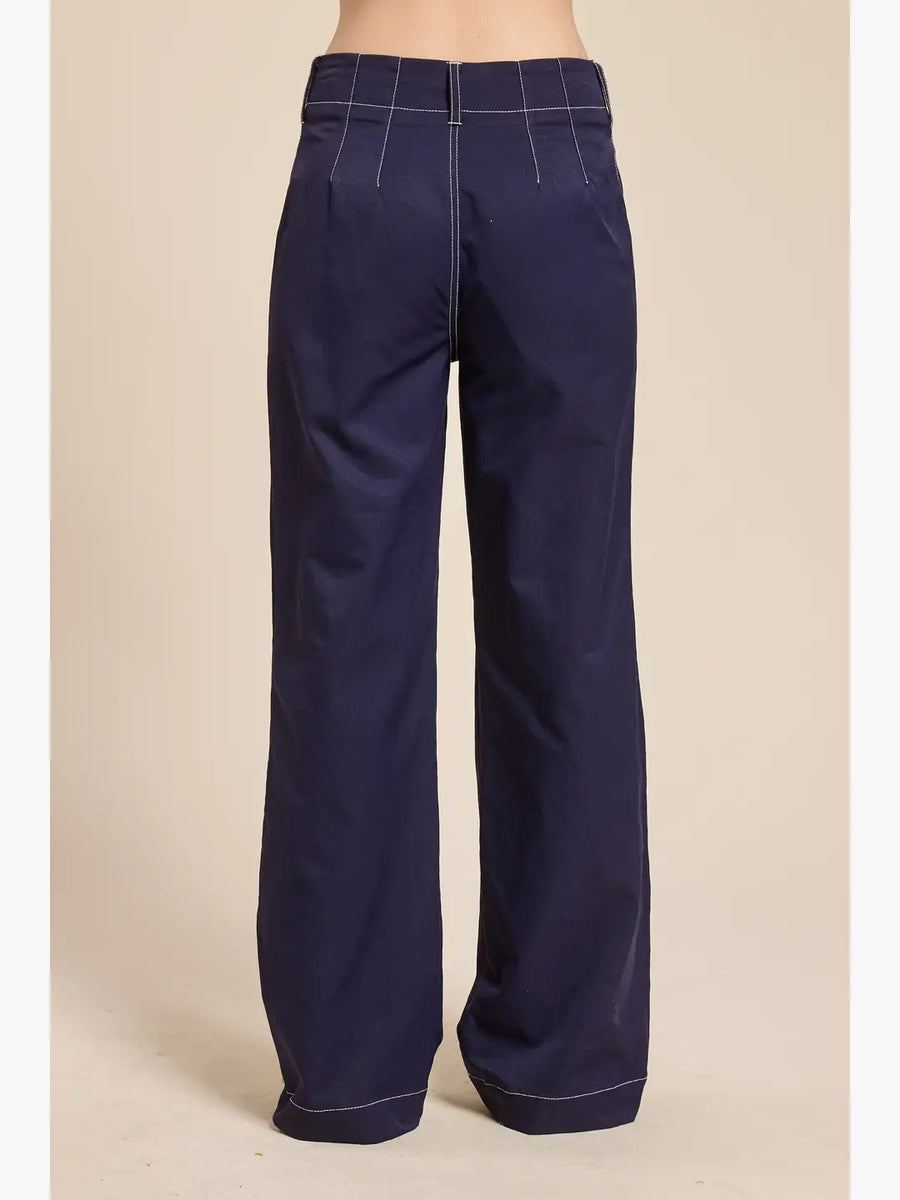 Marine Embro Trouser