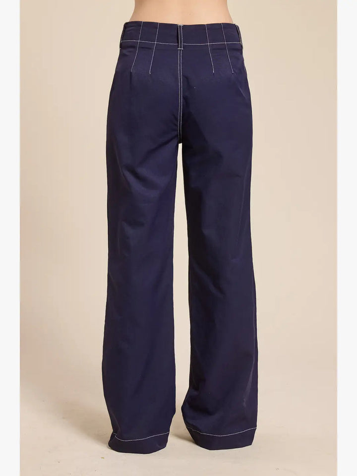 Marine Embro Trouser