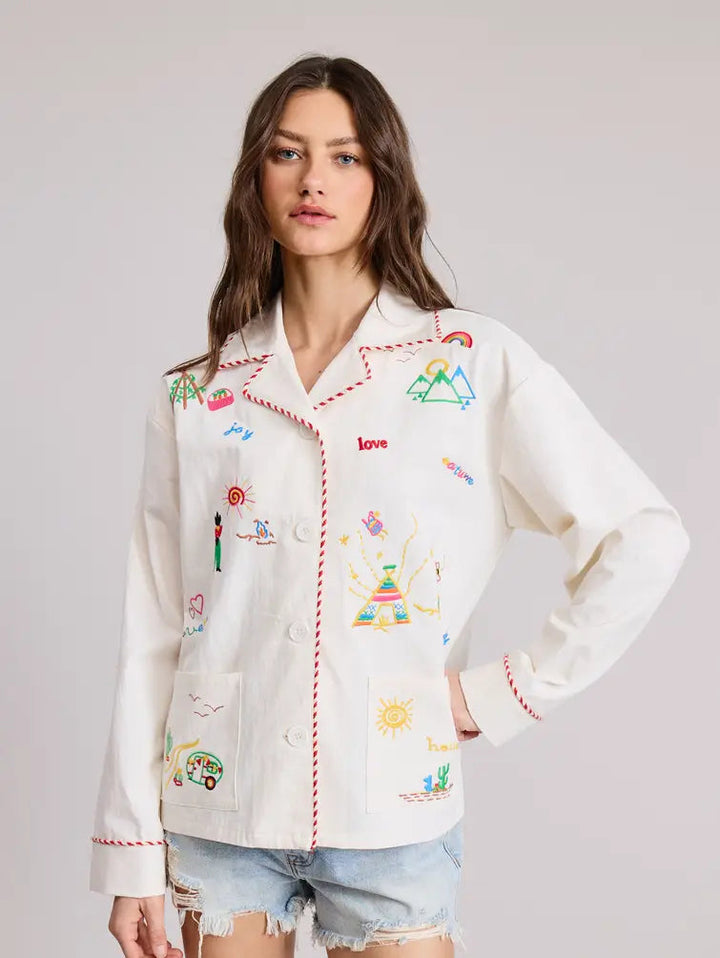 Joshua Embroidered Jacket