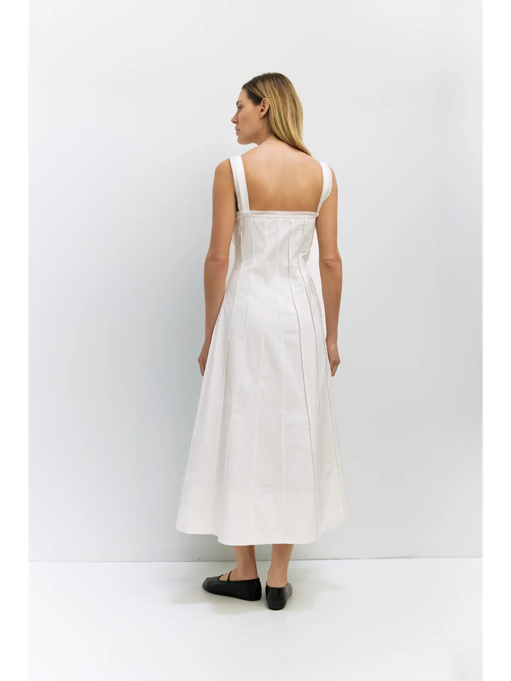Paneled Cotton Dress