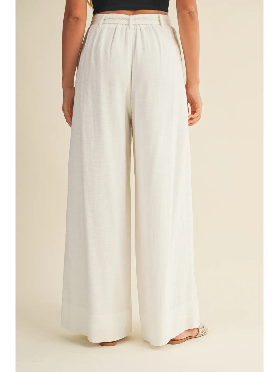 Lace Trimmed Trousers