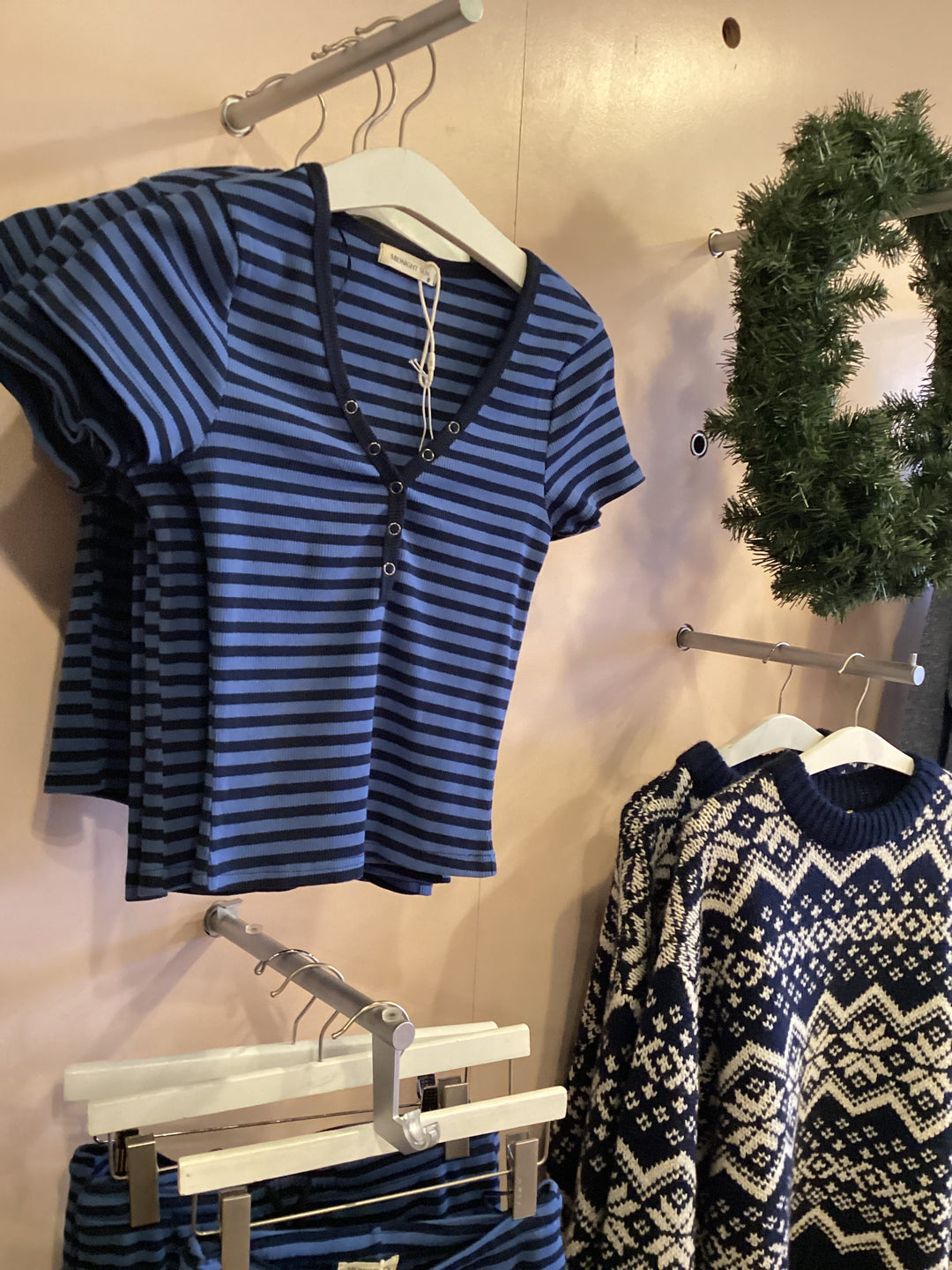 Stripe Lounge Top