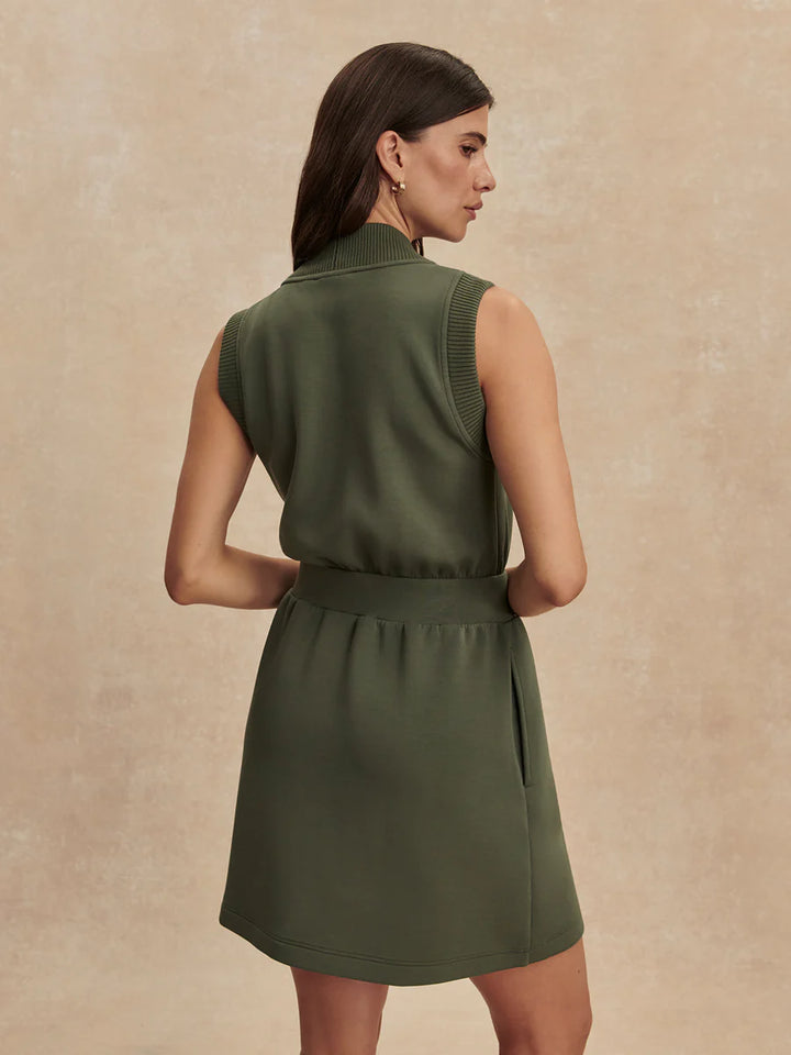 Polyanna Half Zip Dress