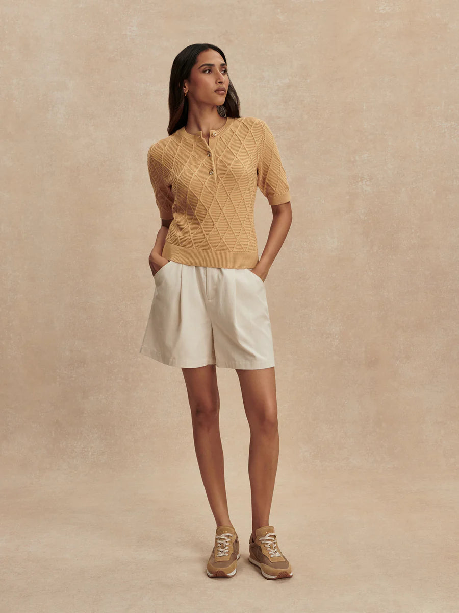 Merryn Diamond Knit Top