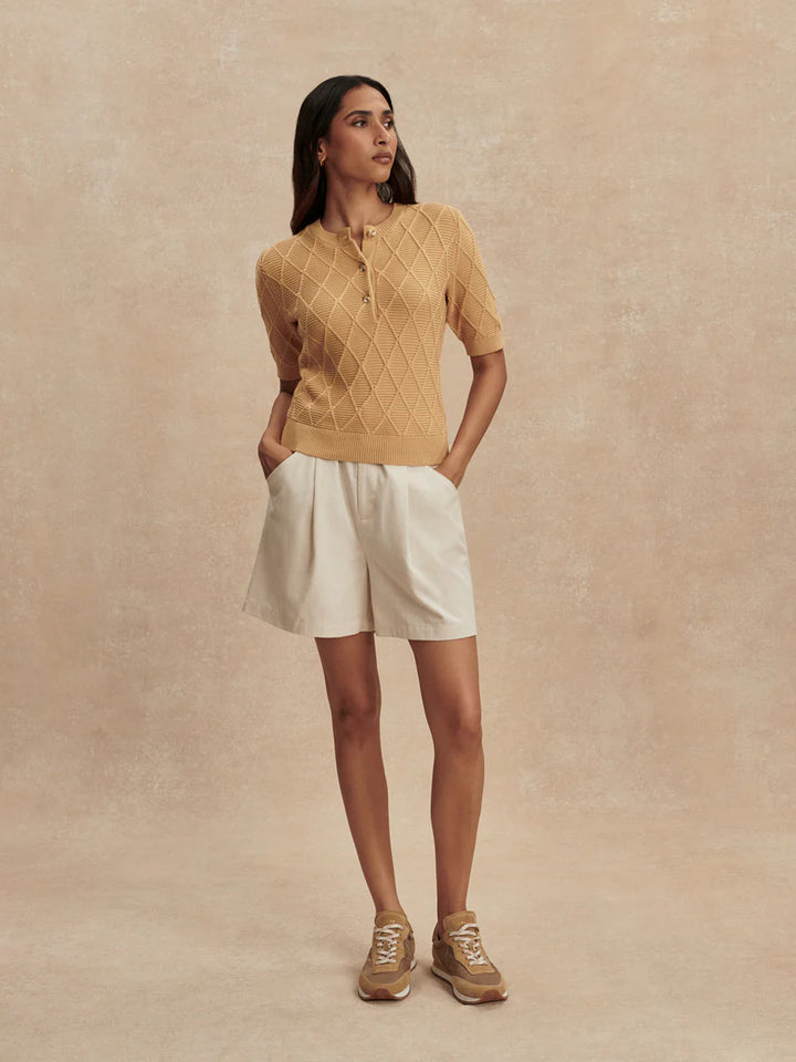 Merryn Diamond Knit Top