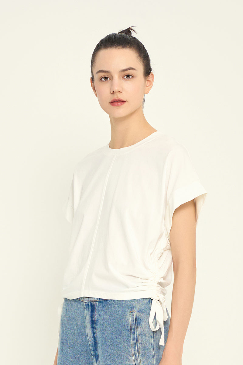 Side Scrunch Tee