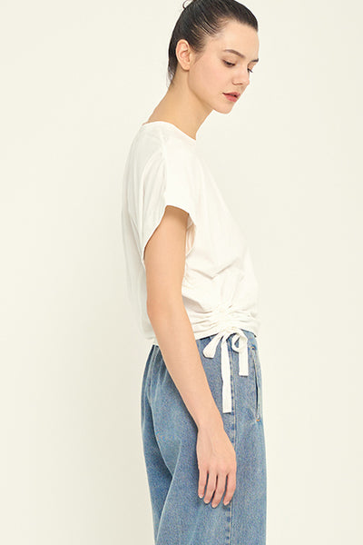 Side Scrunch Tee