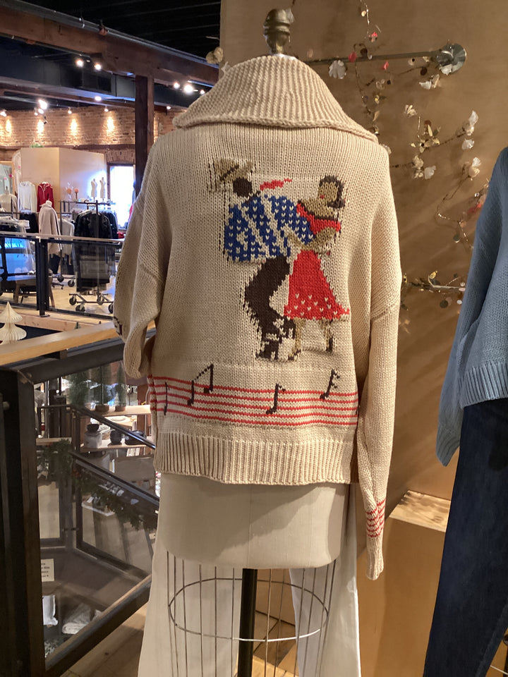Dancer zip sweater