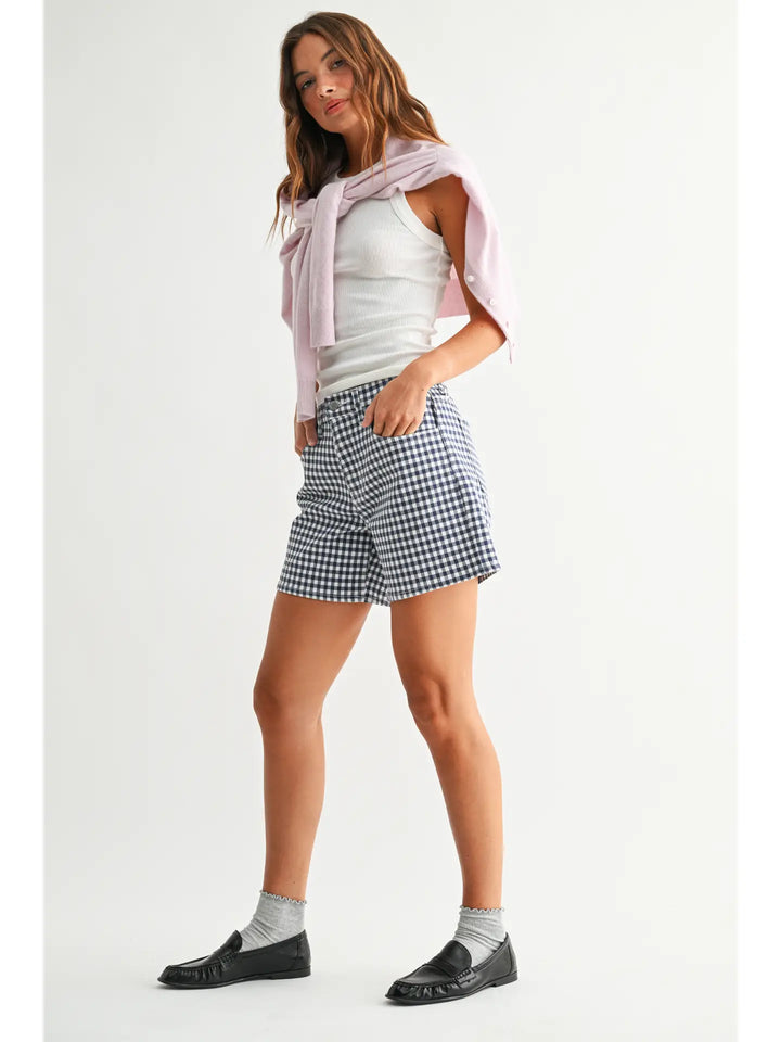 Nothing Fancy Gingham Short