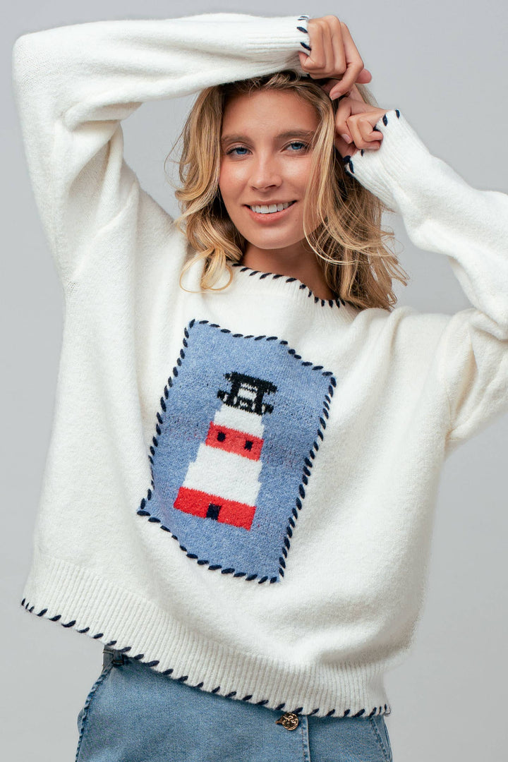 Whipstitch Lighthouse Sweater