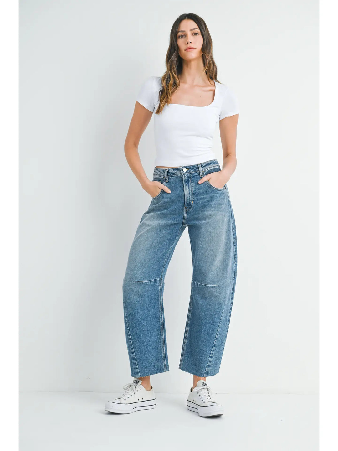 Unrushed Barrel Jean