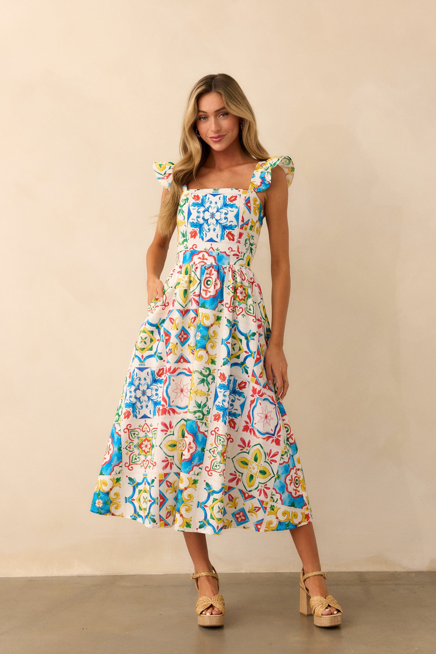 Nicola Ruffle Dress