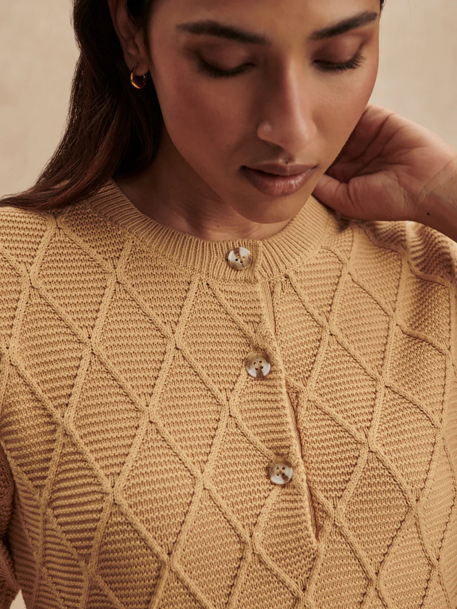 Merryn Diamond Knit Top