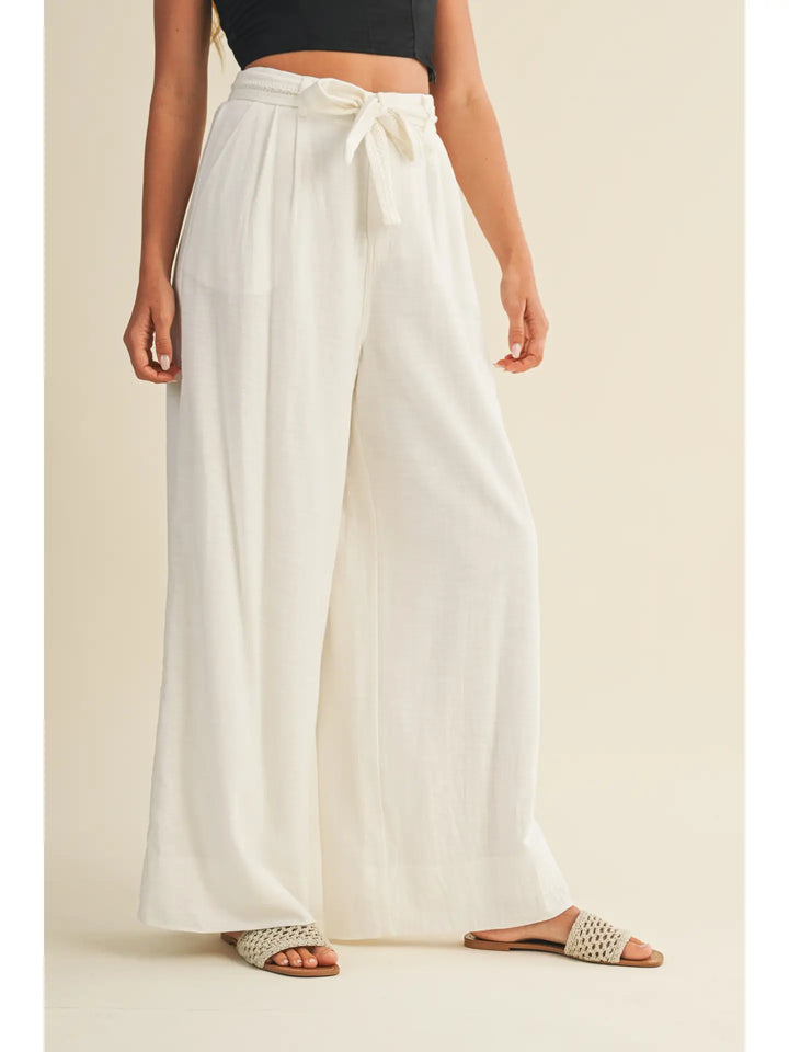 Lace Trimmed Trousers