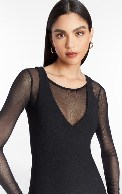 VINCENT DRESS W/ MESH
