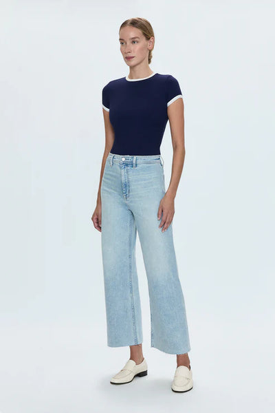 Penny Crop High Rise Wide Leg