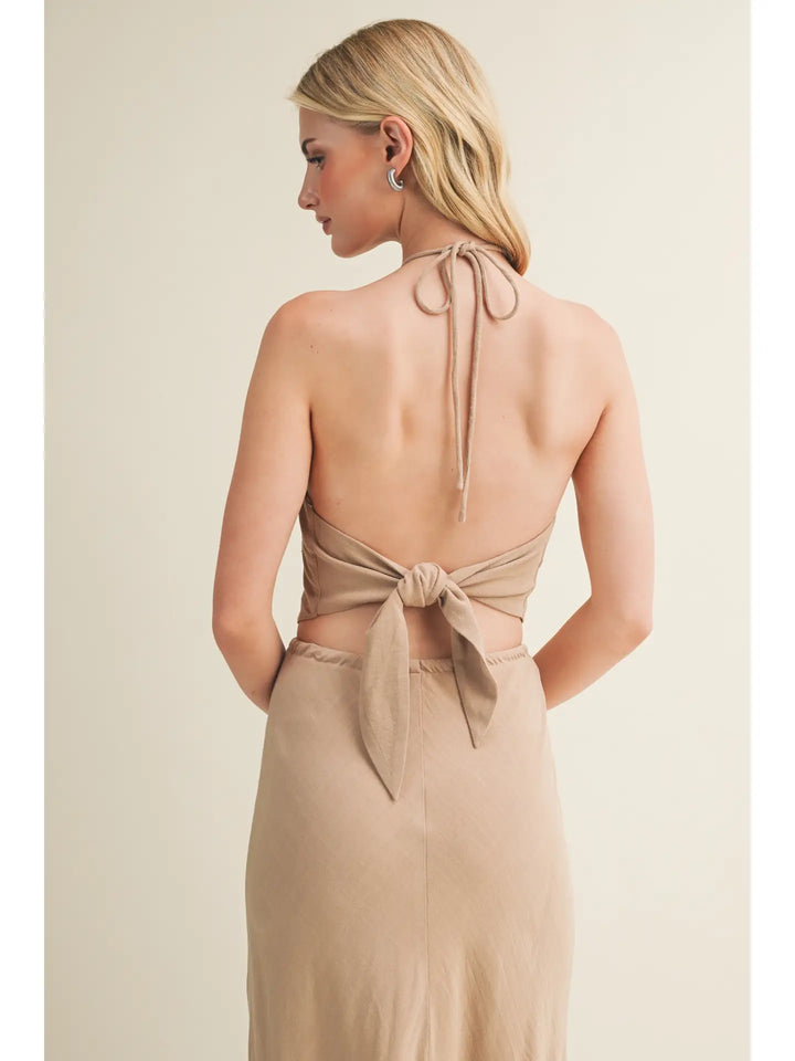 Halter Scarf Top