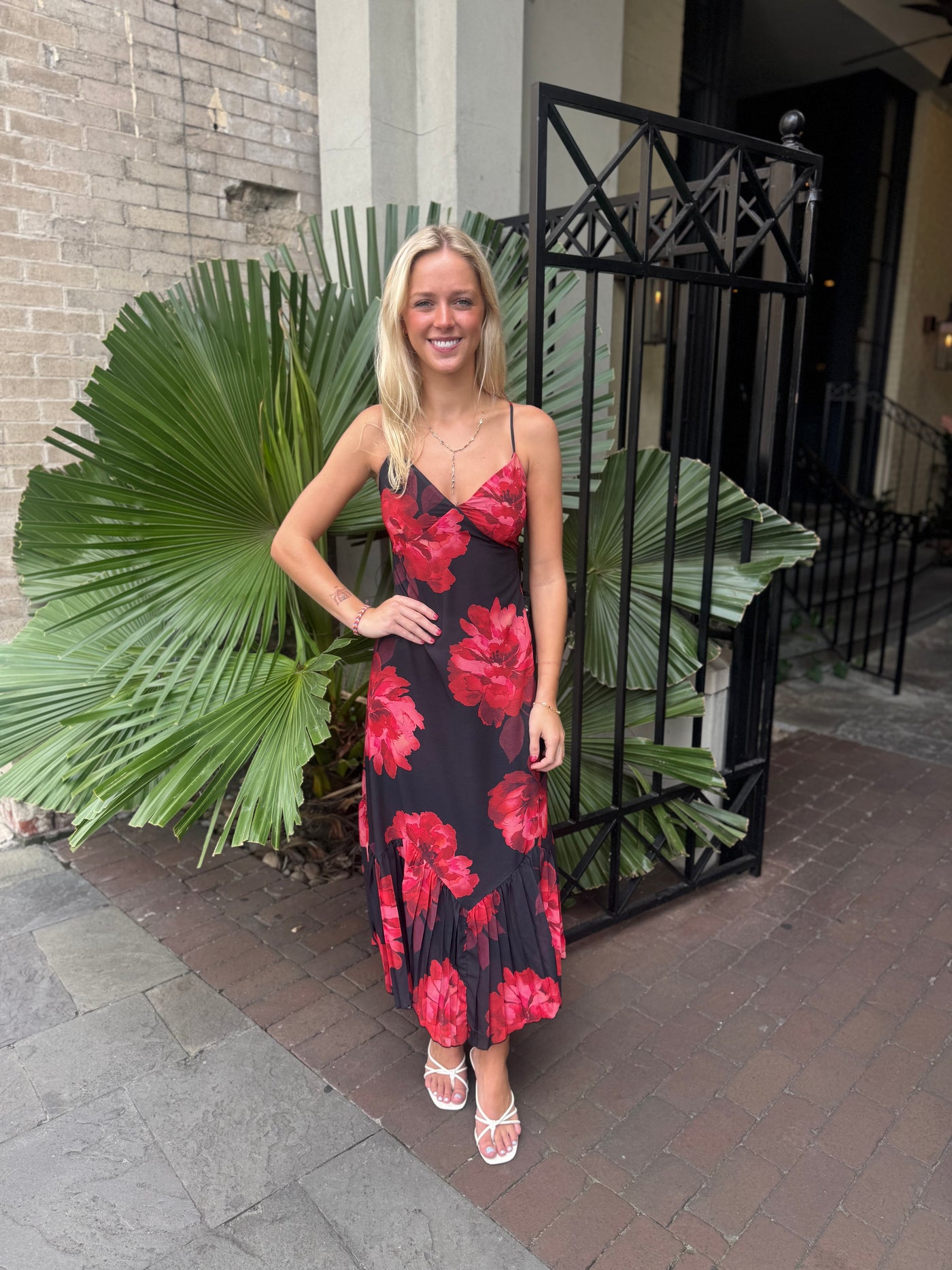 Scarlet Melody Midi Dress