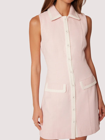 Jackie’s Soirée Button Down Mini Dress