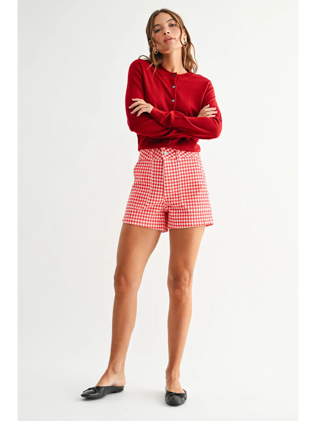 Nothing Fancy Gingham Short