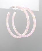 66mm Acrylic Open Hoops