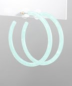66mm Acrylic Open Hoops